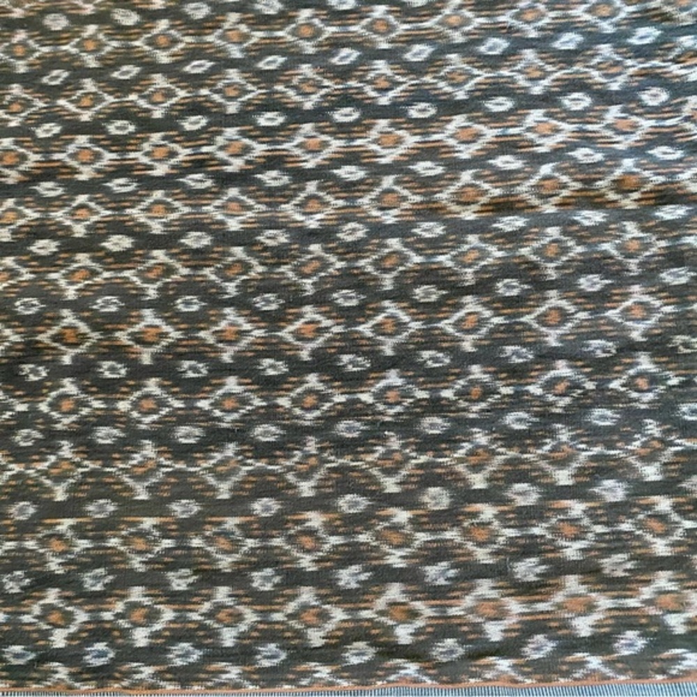 Long Ikat Scarf with Fringe - Picture 5 of 5